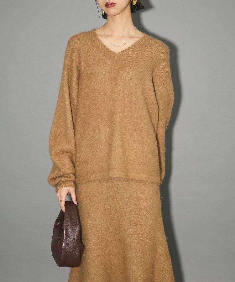 AnriettMusee「VネックニットTOPS」|ニット・セーター|