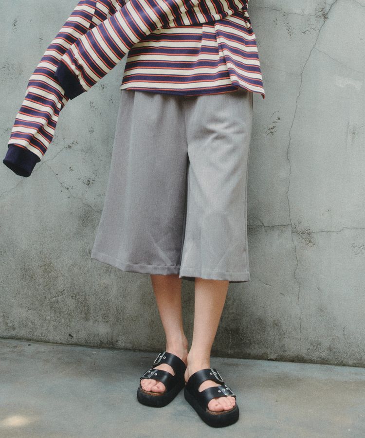 GARAGE OF GOOD CLOTHING「タックキュロットライクハーフパンツ」|その他|