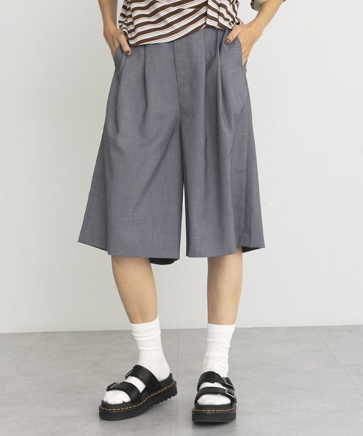 GARAGE OF GOOD CLOTHING「タックキュロットライクハーフパンツ」|その他|
