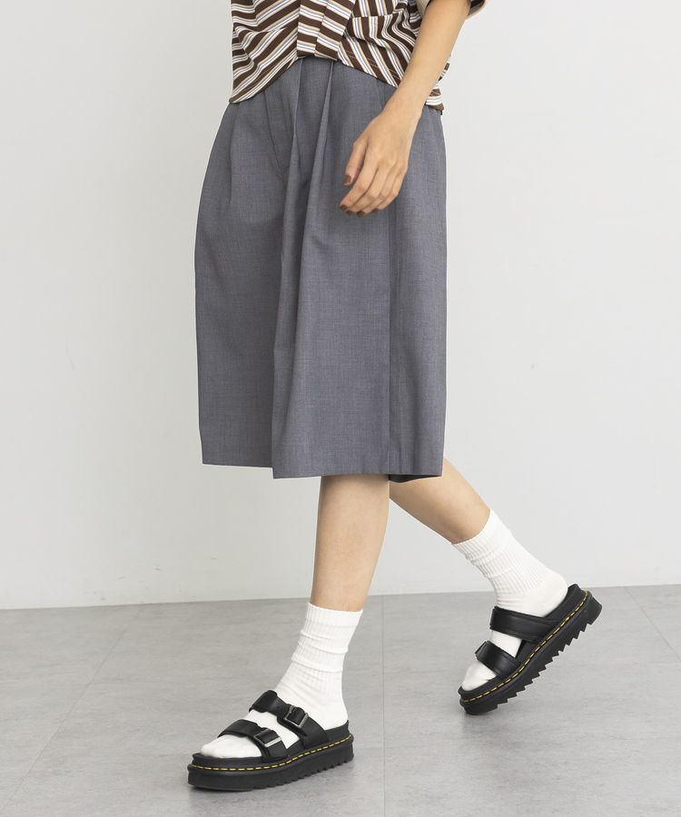 GARAGE OF GOOD CLOTHING「タックキュロットライクハーフパンツ」|その他|