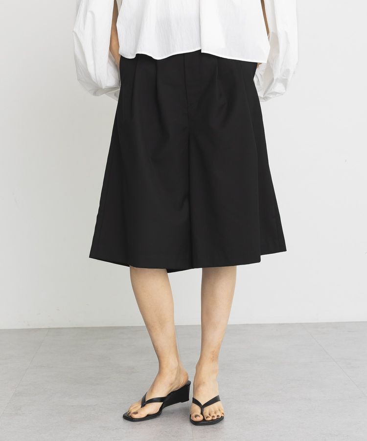 GARAGE OF GOOD CLOTHING「タックキュロットライクハーフパンツ」|その他|Black