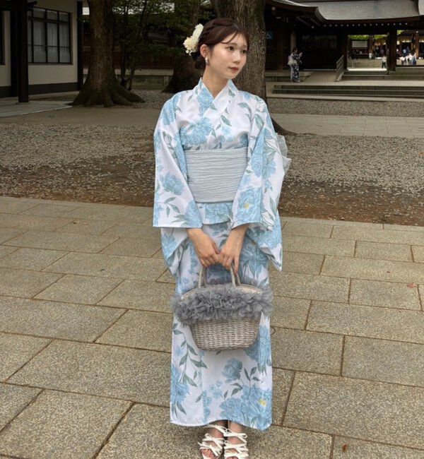  「【接触冷感/吸水速乾】浴衣≪一人で着られる/二部式浴衣(スカートタイプ)≫」|その他|