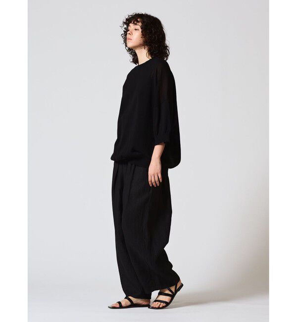 mizuiro ind「mizuiro ind クルーネックワイドプルオーバー」|ニット・セーター|