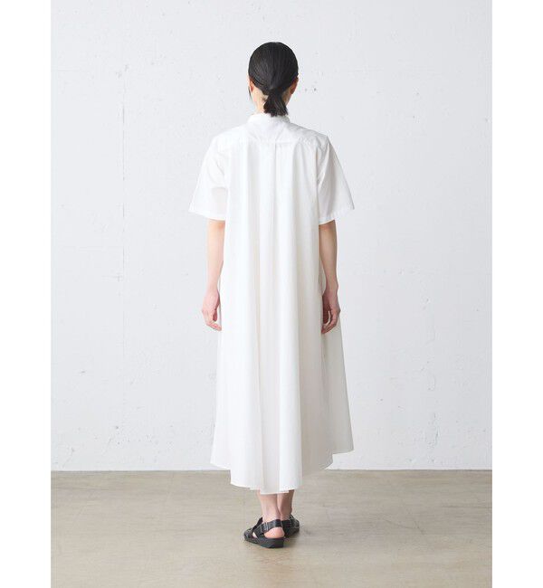 MidiUmi「MidiUmi ハーフスリーブAラインシャツワンピース」|ワンピース|