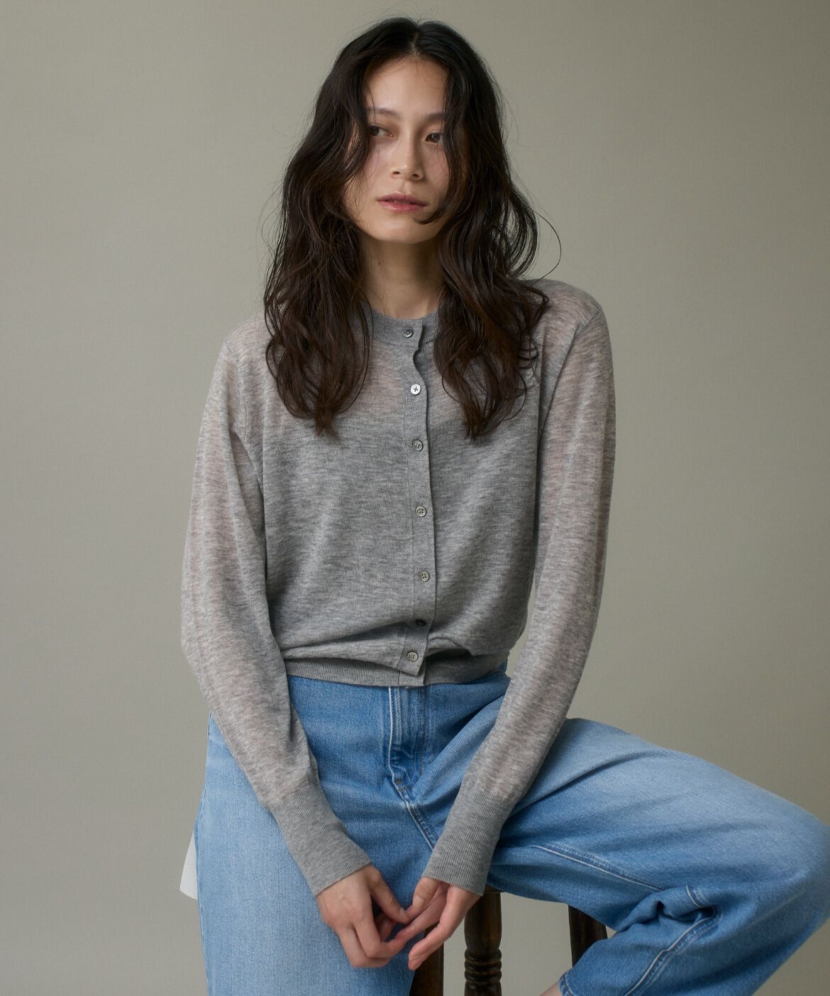 DAY by DAY it&rsquo;s international「クルーネックニットカーディガン《Melty air wool》」|カーディガン|
