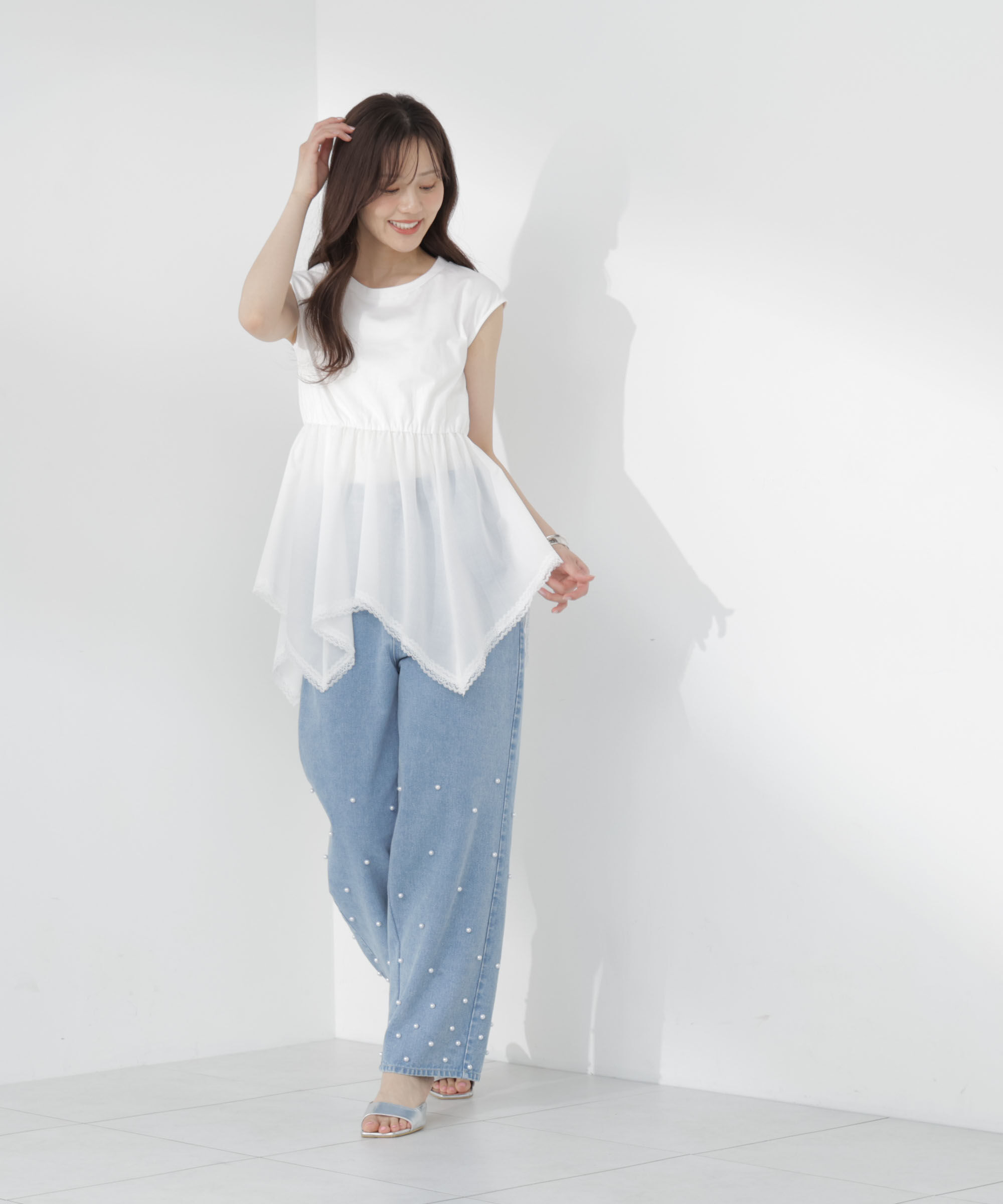 PROPORTION BODY DRESSING「パールデニムパンツ」|その他|