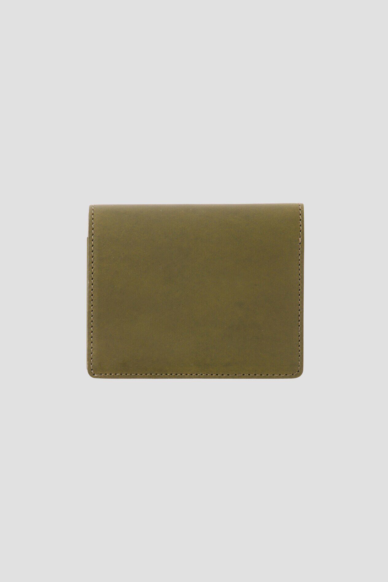 MARGARET HOWELL「OILED LEATHER」|財布|OLIVE1