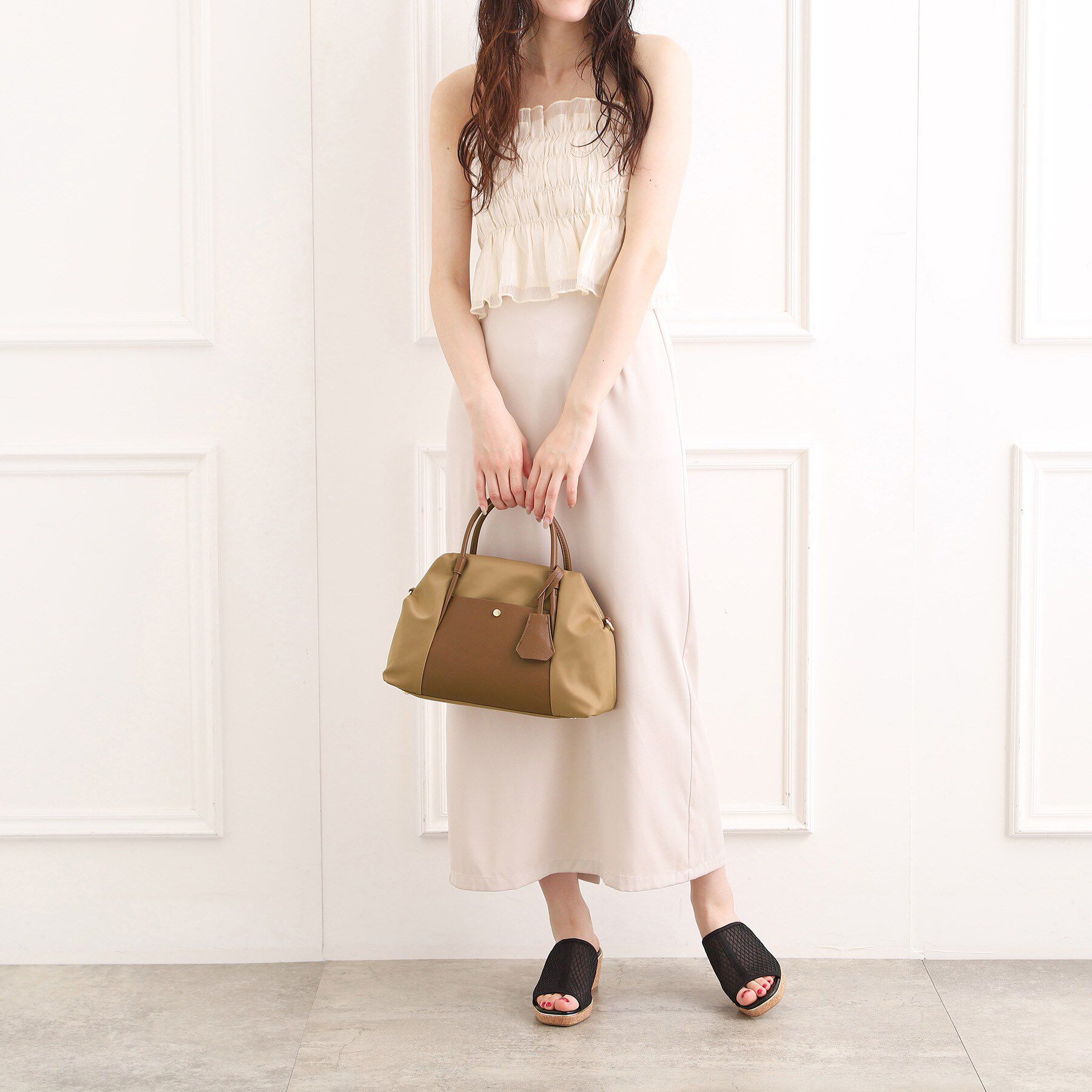 ESPERANZA「【EC限定】ショルダー付きナイロンボストン」|ボストンバッグ|