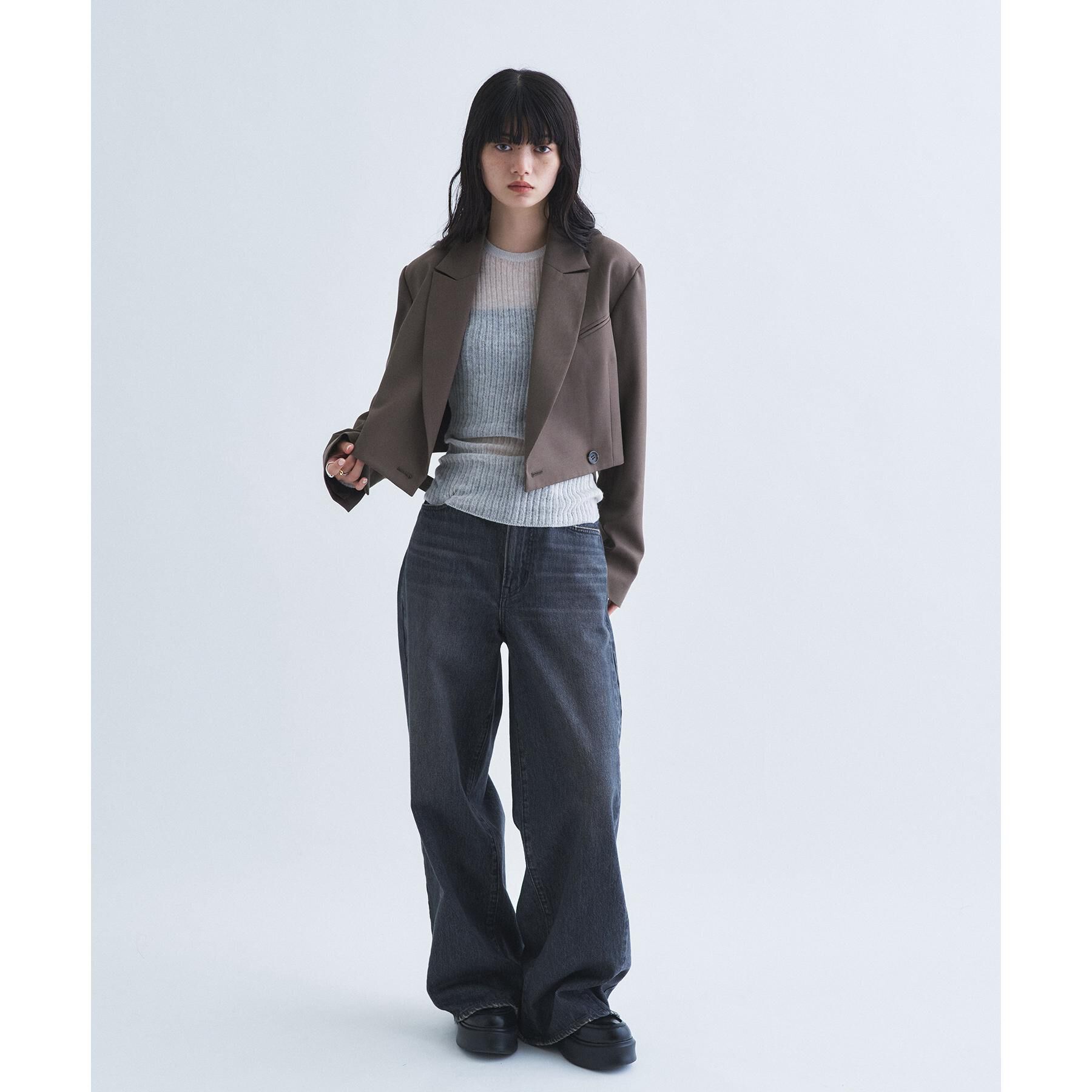 CODE A「ribboned tailor jacket」|テーラードジャケット|