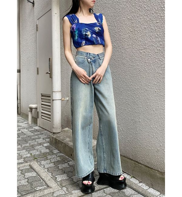 MURUA「ブラーフラワーブラウス」|シャツ・ブラウス|