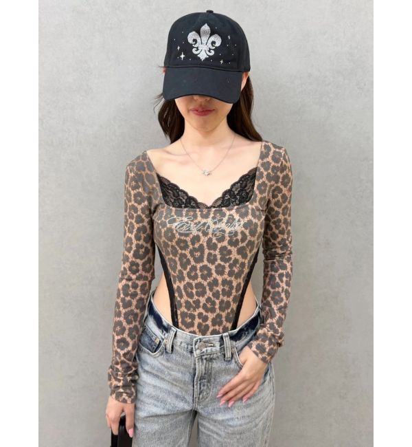 EVRIS「【SupBaby &times; EVRIS】レースドッキングボディースーツ」|Tシャツ・カットソー|