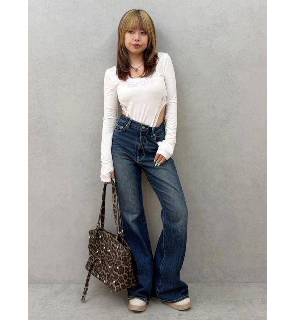EVRIS「【SupBaby &times; EVRIS】レースドッキングボディースーツ」|Tシャツ・カットソー|