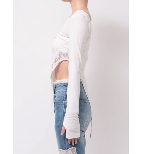 EVRIS「【SupBaby &times; EVRIS】レースドッキングボディースーツ」|Tシャツ・カットソー|