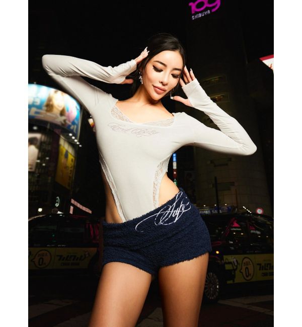 EVRIS「【SupBaby &times; EVRIS】レースドッキングボディースーツ」|Tシャツ・カットソー|