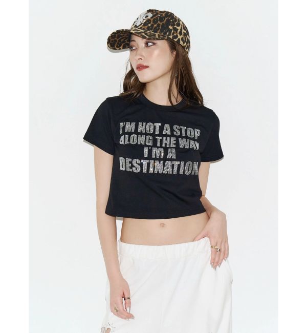 EVRIS「【SupBaby &times; EVRIS】メッセージロゴコンパクトTシャツ」|Tシャツ・カットソー|
