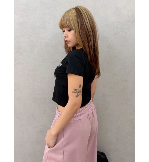 EVRIS「【SupBaby &times; EVRIS】メッセージロゴコンパクトTシャツ」|Tシャツ・カットソー|