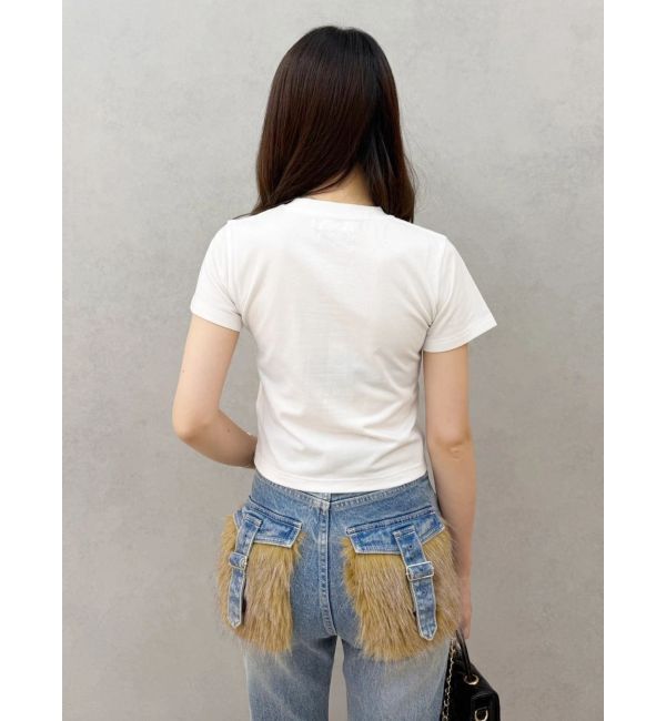 EVRIS「【SupBaby &times; EVRIS】メッセージロゴコンパクトTシャツ」|Tシャツ・カットソー|