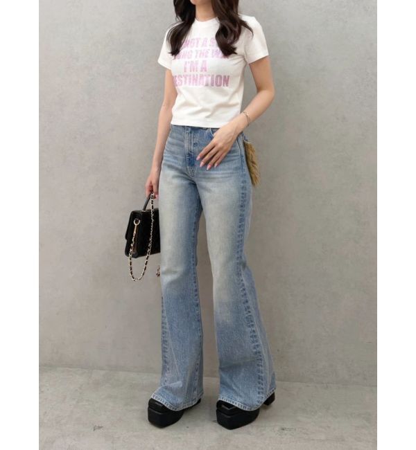 EVRIS「【SupBaby &times; EVRIS】メッセージロゴコンパクトTシャツ」|Tシャツ・カットソー|