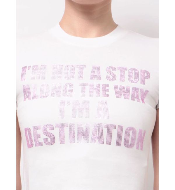 EVRIS「【SupBaby &times; EVRIS】メッセージロゴコンパクトTシャツ」|Tシャツ・カットソー|