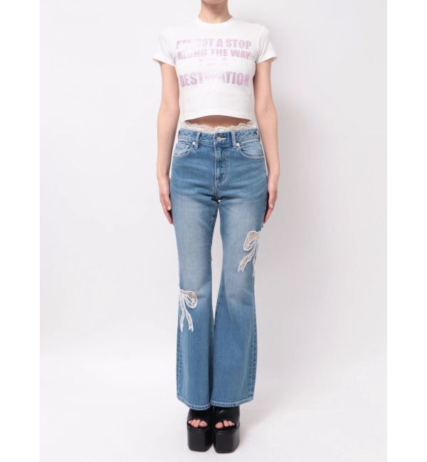 EVRIS「【SupBaby &times; EVRIS】メッセージロゴコンパクトTシャツ」|Tシャツ・カットソー|