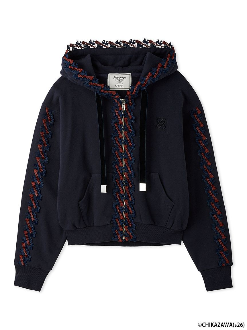 SNIDEL「【SNIDEL&times;近沢レース店】コラボスウェットパーカー」|パーカー|NVY