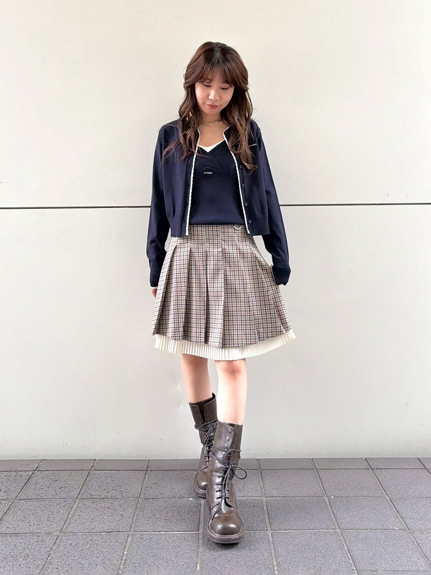 LILY BROWN「【LILY BROWN&times;Hearts2Hearts】プリーツスカート」|スカート|