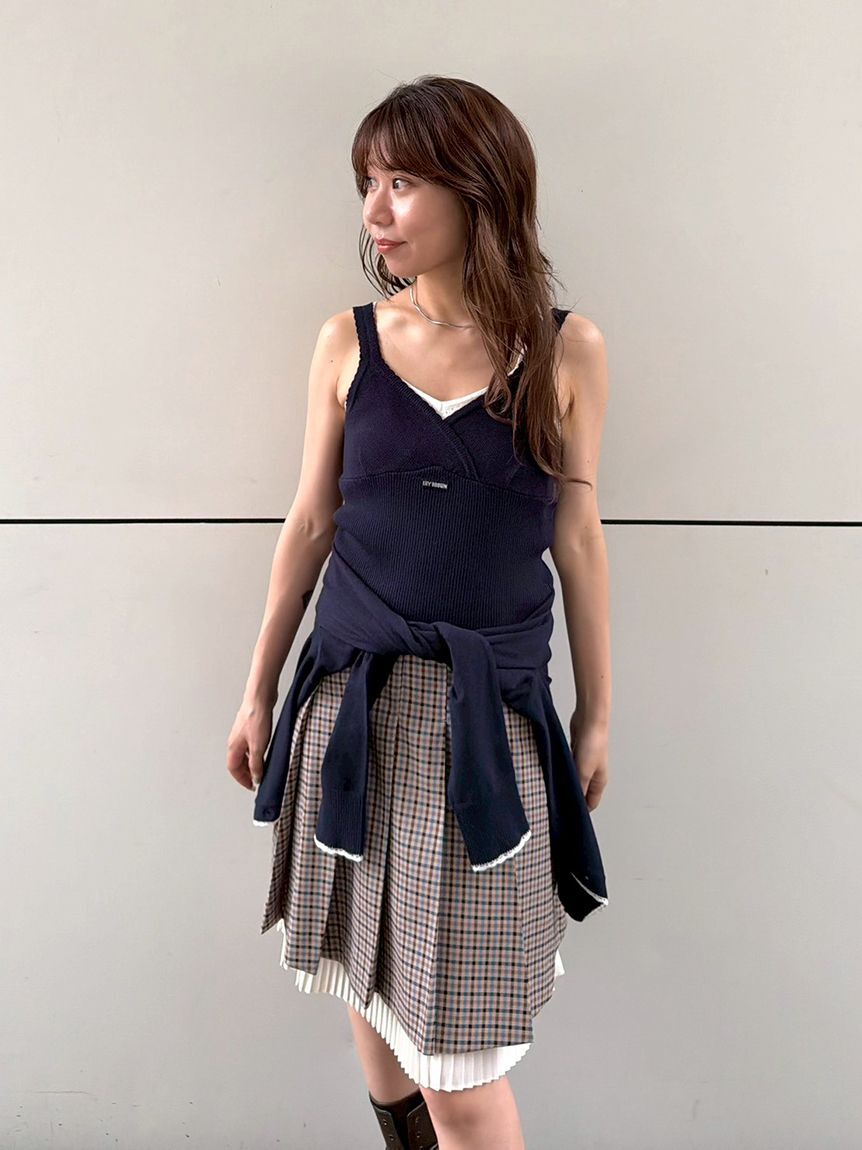 LILY BROWN「【LILY BROWN&times;Hearts2Hearts】プリーツスカート」|スカート|