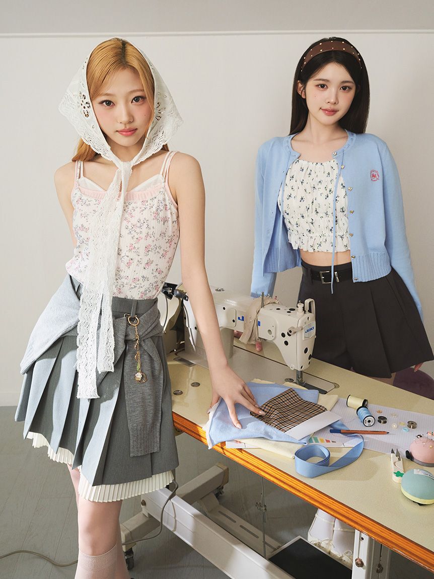 LILY BROWN「【LILY BROWN&times;Hearts2Hearts】プリーツスカート」|スカート|