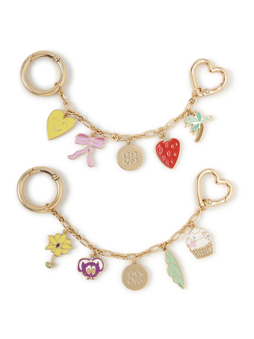 LILY BROWN「【WEB限定】【LILY BROWN&times;Hearts2Hearts】メンバーモチーフチャームSET」|キーケース|