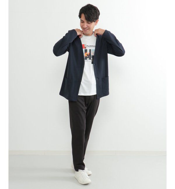 IKKA LOUNGE「【イージーケア／消臭】RAKU 楽 WORK ポンチカーデジャケット」|Tシャツ・カットソー|