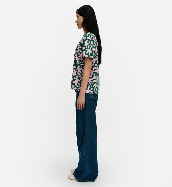 Marimekko「Jakso Kukka Tシャツ」|シャツ・ブラウス|
