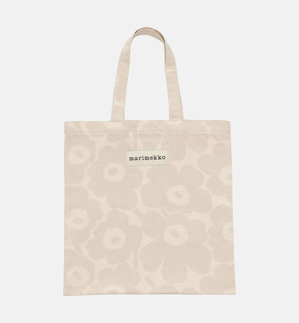 Marimekko「Vankka Denim Unikko トートバッグ」|トートバッグ|ナチュラル&times;エクリュ