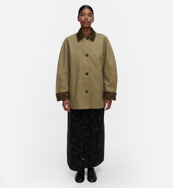 Marimekko「Essee Solid コート」|その他|ブラウン&times;ブラウン