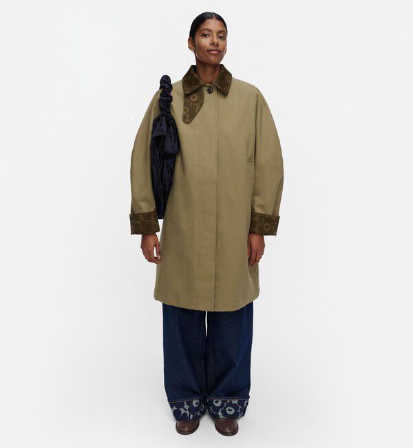 Marimekko「Eepos Solid コート」|その他|ブラウン&times;ブラウン