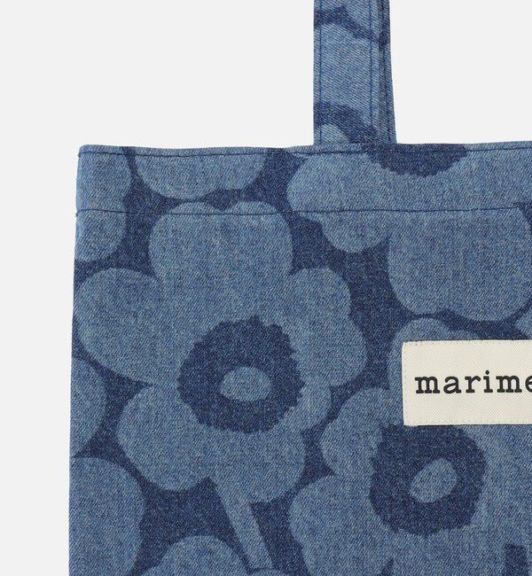 Marimekko「Vankka Denim Unikko トートバッグ」|トートバッグ|