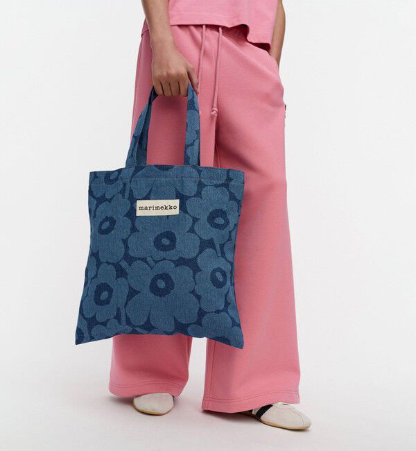 Marimekko「Vankka Denim Unikko トートバッグ」|トートバッグ|