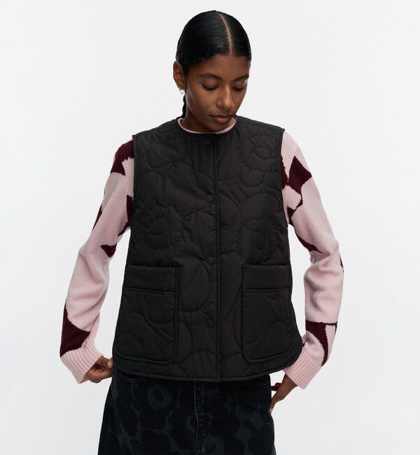 Marimekko「Kaiverrus Piirto Unikko ベスト」|その他|