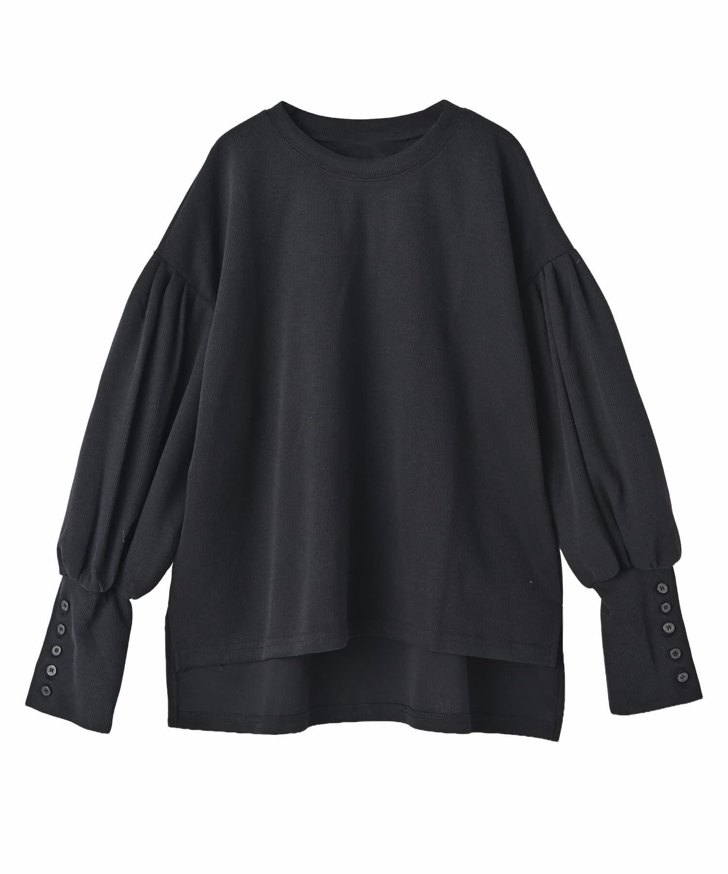 STYLE DELI「【DELI by】抜け感ランタンスリーブプルオーバートップス」|Tシャツ・カットソー|