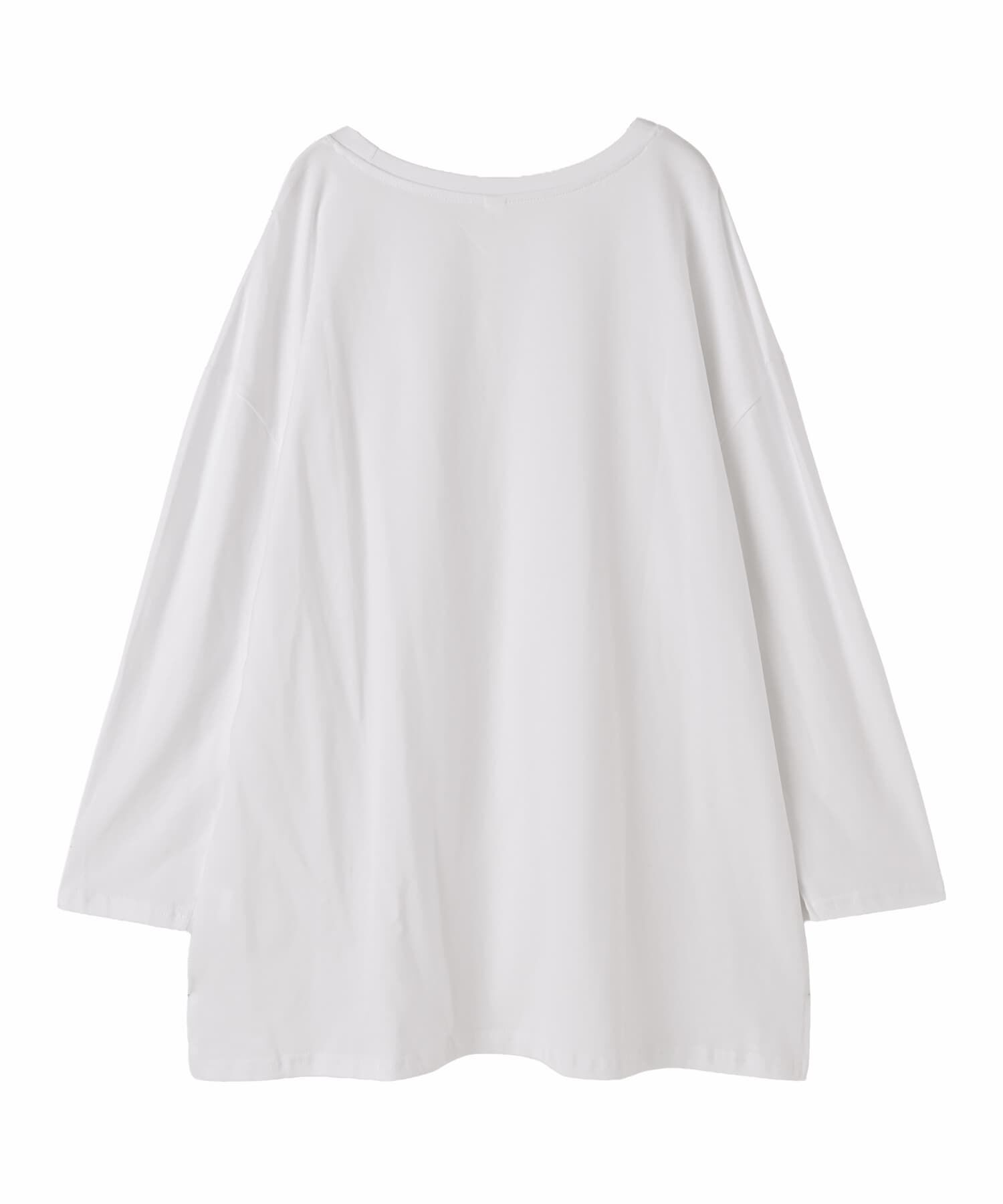 STYLE DELI「【DELI by】 抜け感サイドスリットロングプルオーバー」|Tシャツ・カットソー|