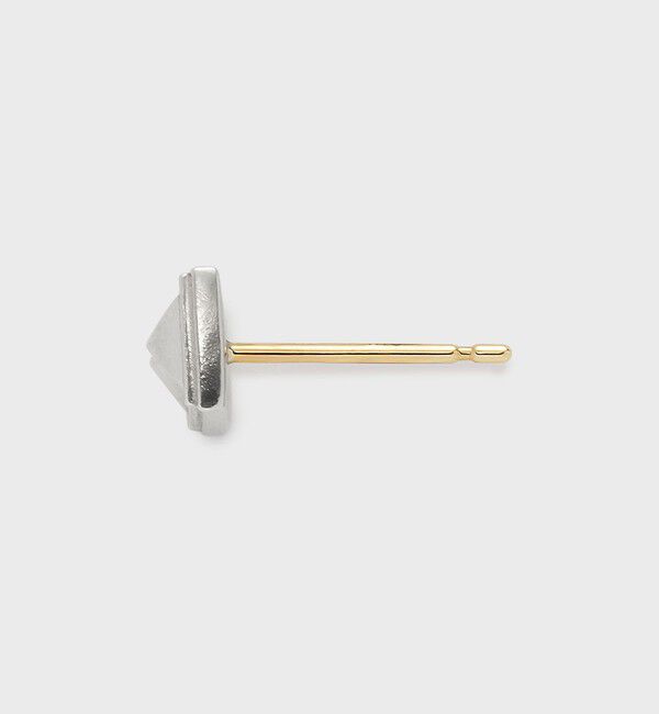 agete「シルバー／K10ピアス（片耳用）」|ピアス|