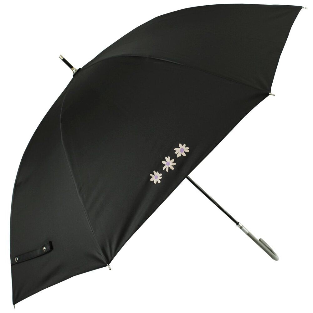 BACKYARD FAMILY「晴雨兼用傘 レディース 通販 長傘 晴雨兼用 雨傘 日傘 傘 かさ 55cm おしゃれ かわいい」|傘|ブラック1