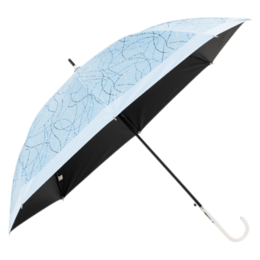BACKYARD FAMILY「ジャンプ傘 レディース 晴雨兼用 通販 長傘 傘 60cm 耐風傘 晴雨兼用傘 雨傘 日傘」|傘|ブルー1