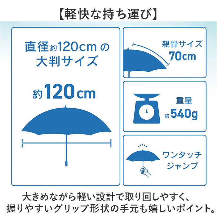 BACKYARD FAMILY「ゴルフ 傘 大きい 通販 長傘 ゴルフ傘 パラソル 日傘 雨傘 大きい傘 大判 ゴルフ用傘」|傘|