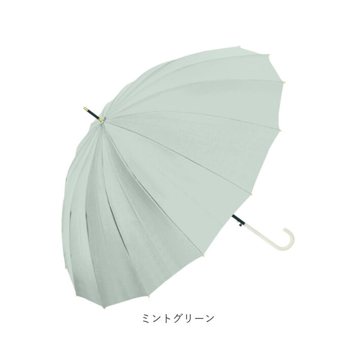 BACKYARD FAMILY「傘 16本骨 レディース おしゃれ 通販 耐風傘 晴雨兼用傘 ジャンプ傘 55cm 長傘 耐風」|傘|