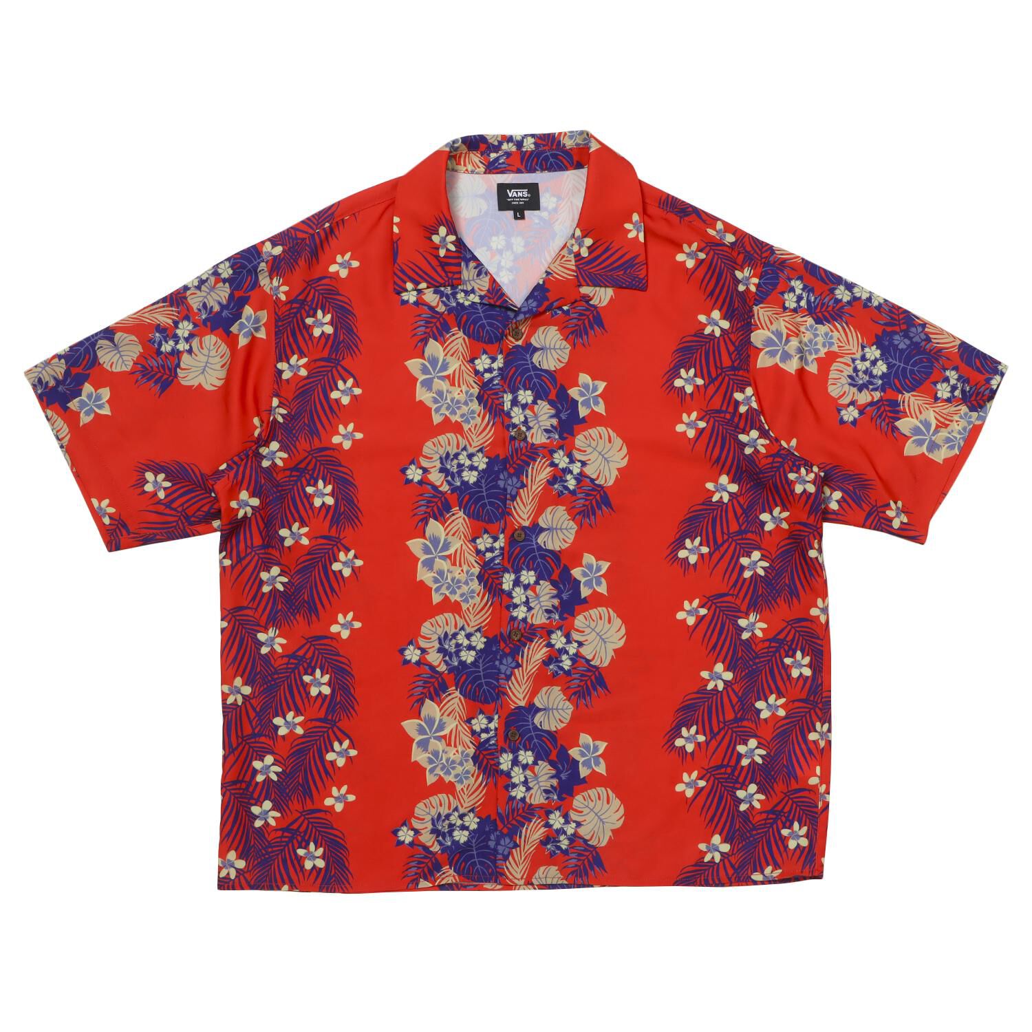 VANS「【VANSｱﾊﾟﾚﾙ(WJ)】M Vertical Botanical Shirt」|Tシャツ・カットソー|レッド