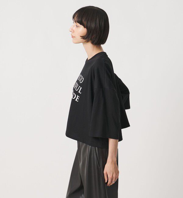 UNITED ARROWS「＜SACRA＞６分袖 レター Tシャツ」|Tシャツ・カットソー|