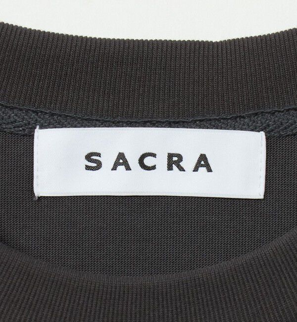 UNITED ARROWS「＜SACRA＞６分袖 レター Tシャツ」|Tシャツ・カットソー|