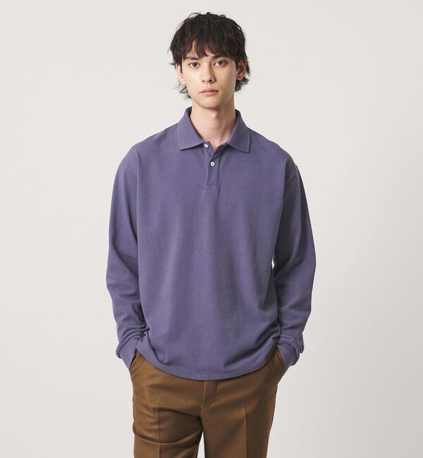 UNITED ARROWS「【別注】＜CONCHON QUINETTE＞ロングスリーブ ポロシャツ」|ポロシャツ|