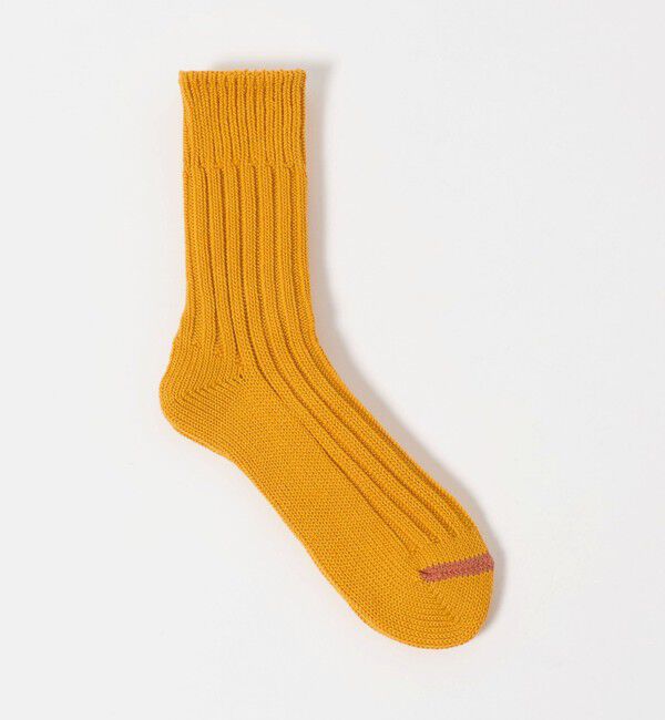 UNITED ARROWS「＜ROTOTO＞チャンキー リブ ソックス」|ソックス|MUSTARD