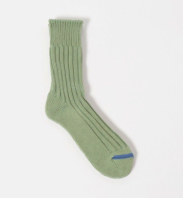 UNITED ARROWS「＜ROTOTO＞チャンキー リブ ソックス」|ソックス|LIME